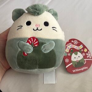 Squishmallows Willoughby Green and Cream Stuffy New With Tags